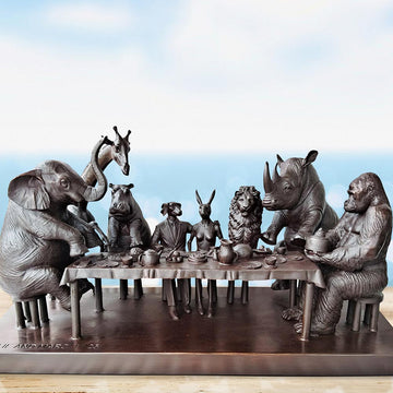 Wild Tea Party (Bronze Sculpture)