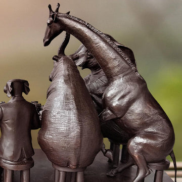 Wild Tea Party (Bronze Sculpture)