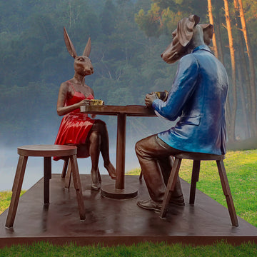 Table of Love (Bronze Sculpture)