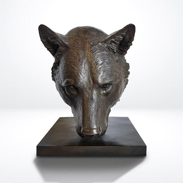 Tala the Red Wolf Was a Face of the Wild (Bronze Sculpture)