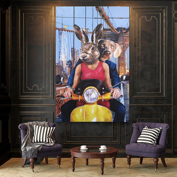 They Were Always a Team (Original Painting)