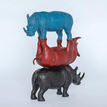 The Future Was Going to Be Colorful and Bright (Bronze Sculpture)