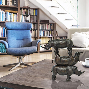 The last three on earth (Bronze Sculpture)