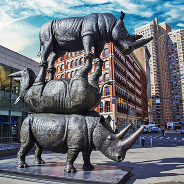 The Last Three (Bronze Sculpture)