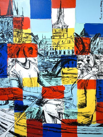 They rowed, rowed, rowed their boat through Europe