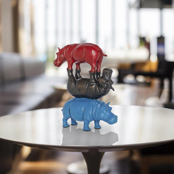 They Stayed Together No Matter What (Bronze Sculpture)