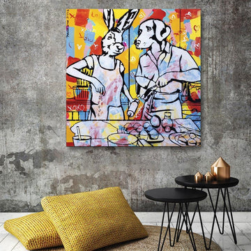 They thought yummy!! (Original Painting)