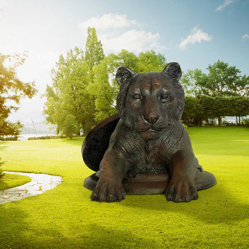 Come Out, Come Out Tiger, Wherever You Are (Bronze Sculpture, Large)