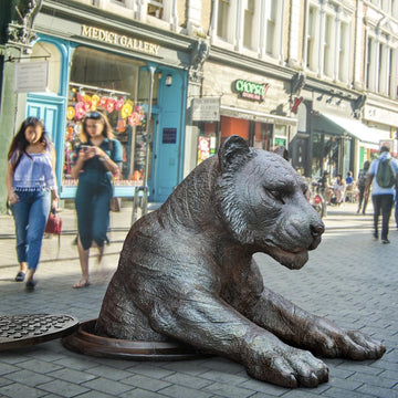 Come Out, Come Out Tiger, Wherever You Are (Bronze Sculpture, Large)