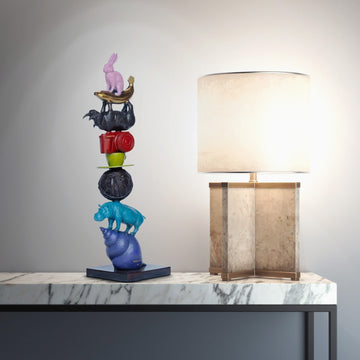 The Stack that Added Up (Bronze Sculpture)