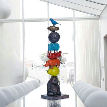 The Stack that Would Never Fall (Bronze Sculpture)