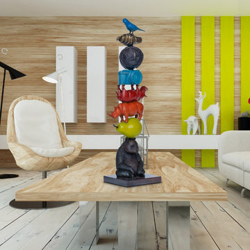 The Stack that Would Never Fall (Bronze Sculpture)