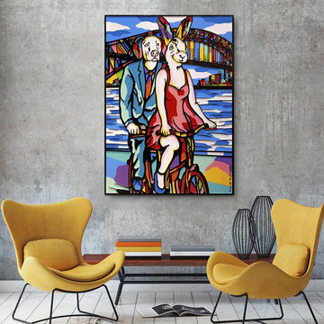 They had travel in their hearts (Original Painting)