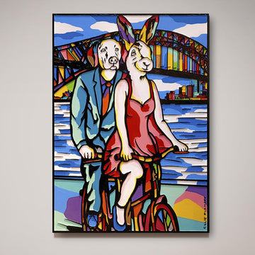 They had travel in their hearts (Original Painting)