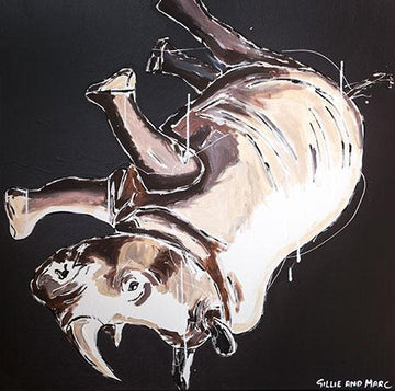 Upside down Rhino (Splash pop series)