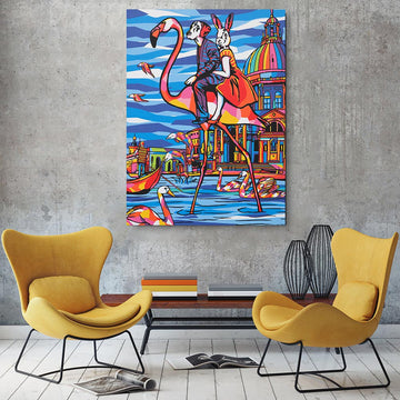 They Were Venice Lovers (Original Painting)