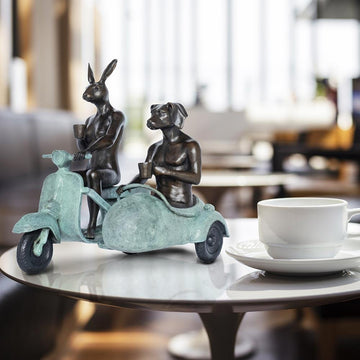 They Were Always Side by Side (Bronze Sculpture)