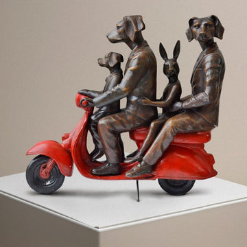 Proud to Be a Family (Bronze Sculpture)