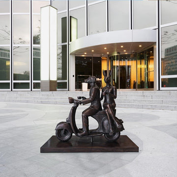 Riding Together (Bronze Sculpture)