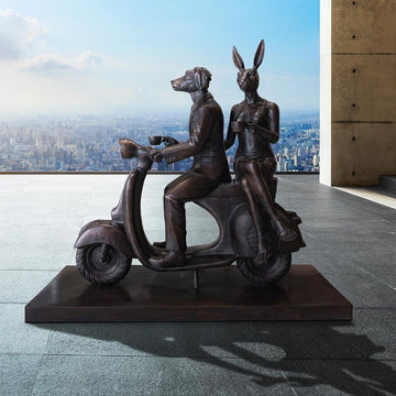 Riding Together (Bronze Sculpture)