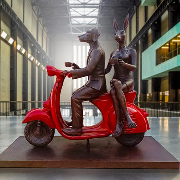 They Were Red Hot Riders (Bronze Sculpture)