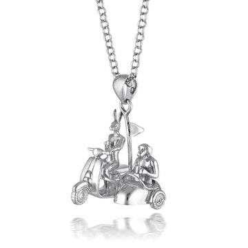They loved riding side by side (Pendant)