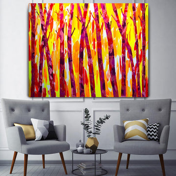 Trees of Vibrance (Original Painting)