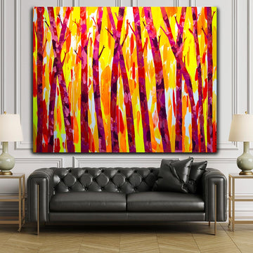 Trees of Vibrance (Original Painting)