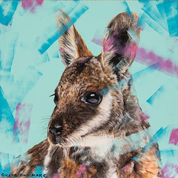Wild about wallabies (Original Painting)