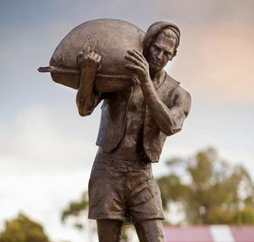 Wheat Lumper (Bronze Sculpture)