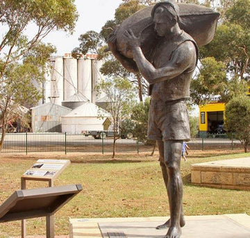 Wheat Lumper (Bronze Sculpture)