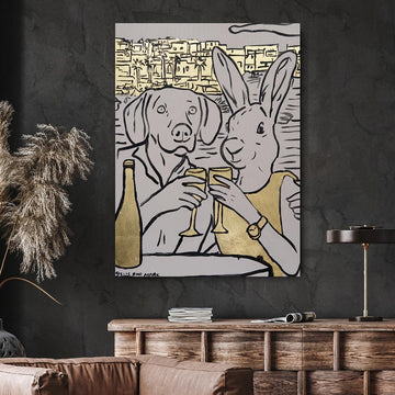 White Wine Is the Best (Original Painting)