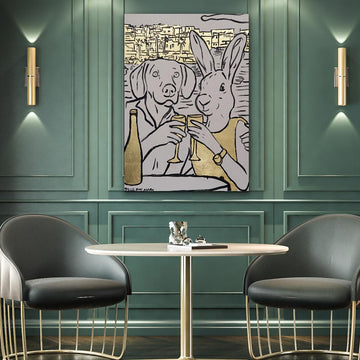 White Wine Is the Best (Original Painting)