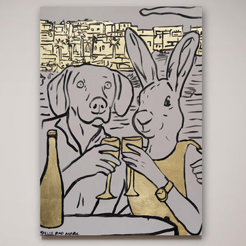 White Wine Is the Best (Original Painting)
