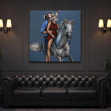 Wild horses won't keep us apart (Original Painting)