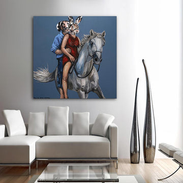 Wild horses won't keep us apart (Original Painting)