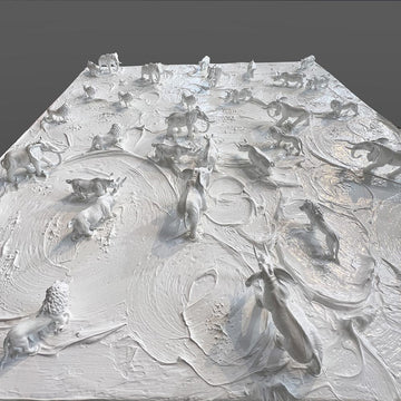 Wildlife on the Moon (Original Painting)