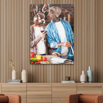 Red wine and hot love (Original Painting)