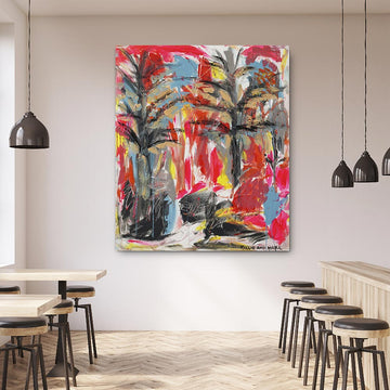 Wollemi Pines Welcome the Morning Sun in Autumn (Original Painting)