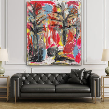 Wollemi Pines Welcome the Morning Sun in Autumn (Original Painting)