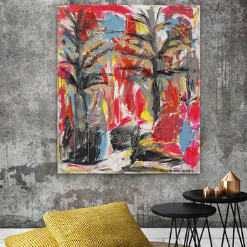 Wollemi Pines Welcome the Morning Sun in Autumn (Original Painting)