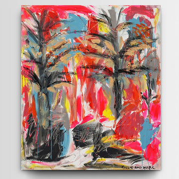 Wollemi Pines Welcome the Morning Sun in Autumn (Original Painting)