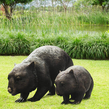 The Wombats Wobbled Around (Bronze Sculpture)