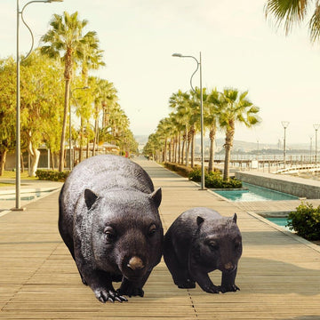The Wombats Wobbled Around (Bronze Sculpture)