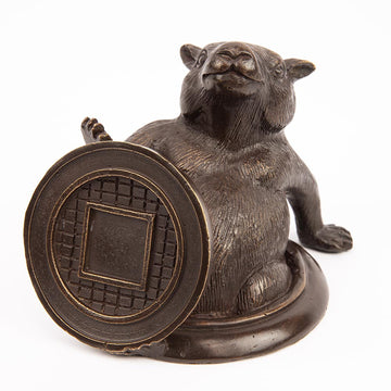Wombat Comes Into a Better Tomorrow (Bronze Sculpture, Pocket Size)