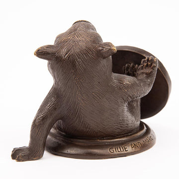 Wombat Comes Into a Better Tomorrow (Bronze Sculpture, Pocket Size)