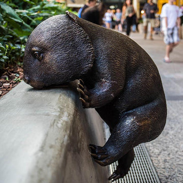 Common Wombats Family (Bronze Sculpture)