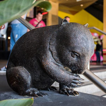 Common Wombats Family (Bronze Sculpture)