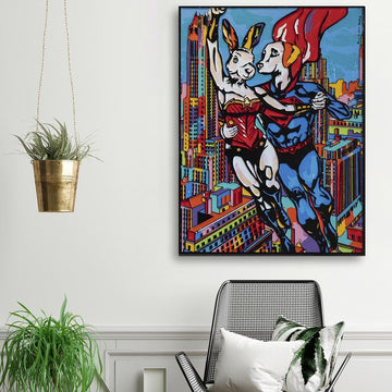 They were taking off in a big way (Original Painting)