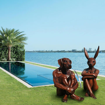 Nature Rabbit (Fibreglass Sculpture)